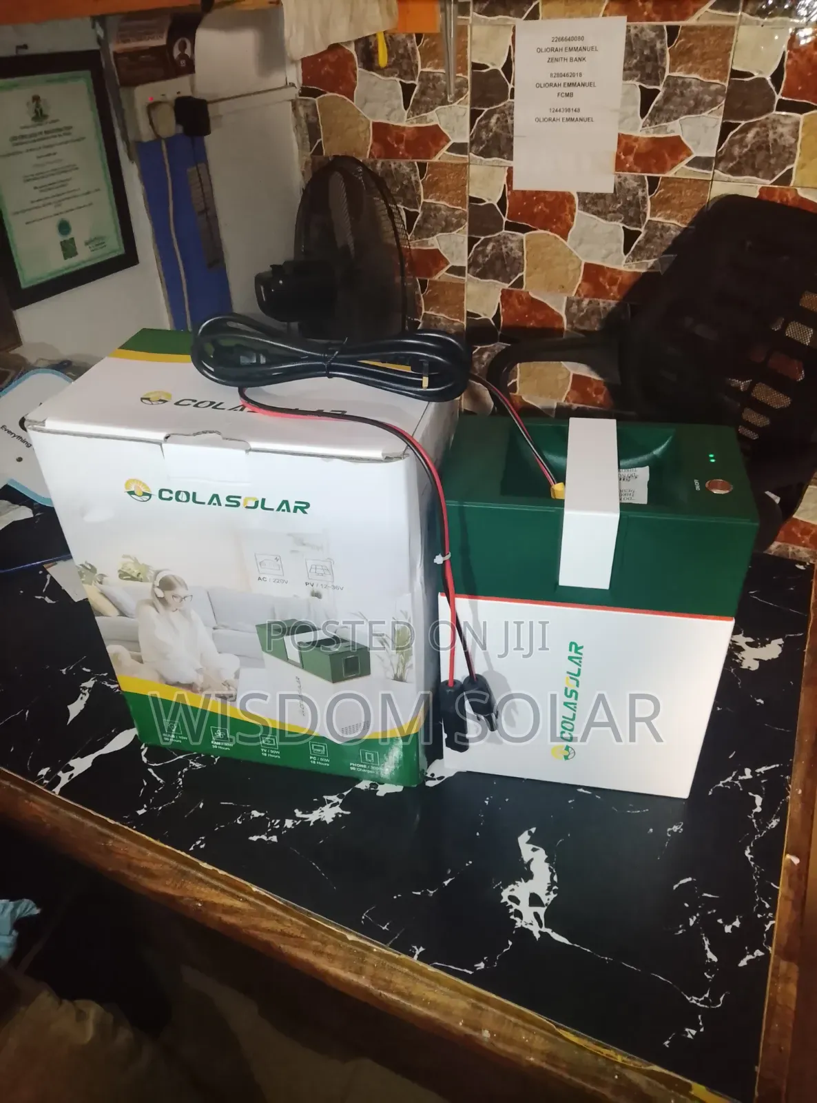 Cola 1kwh Solar Generator 500w