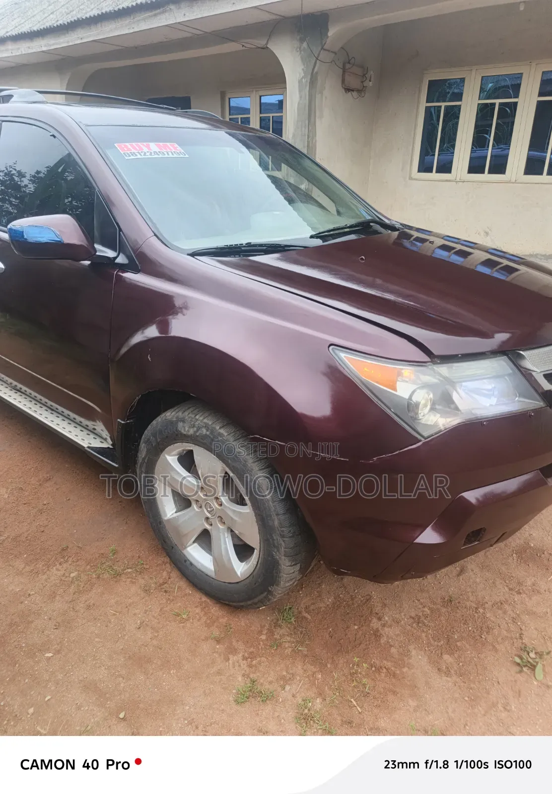 Acura MDX 2009 Burgundy