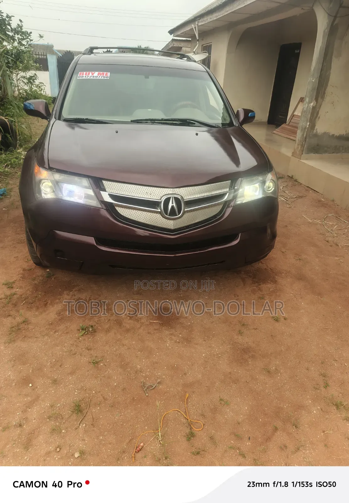 Acura MDX 2009 Burgundy