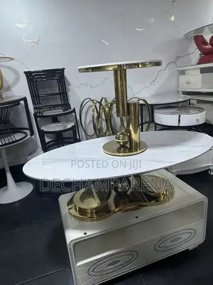 1+1 Gold Body Center Table