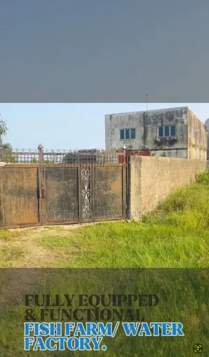 Fully Equipped and Functional Fish Farm and Water Factory for Sale
