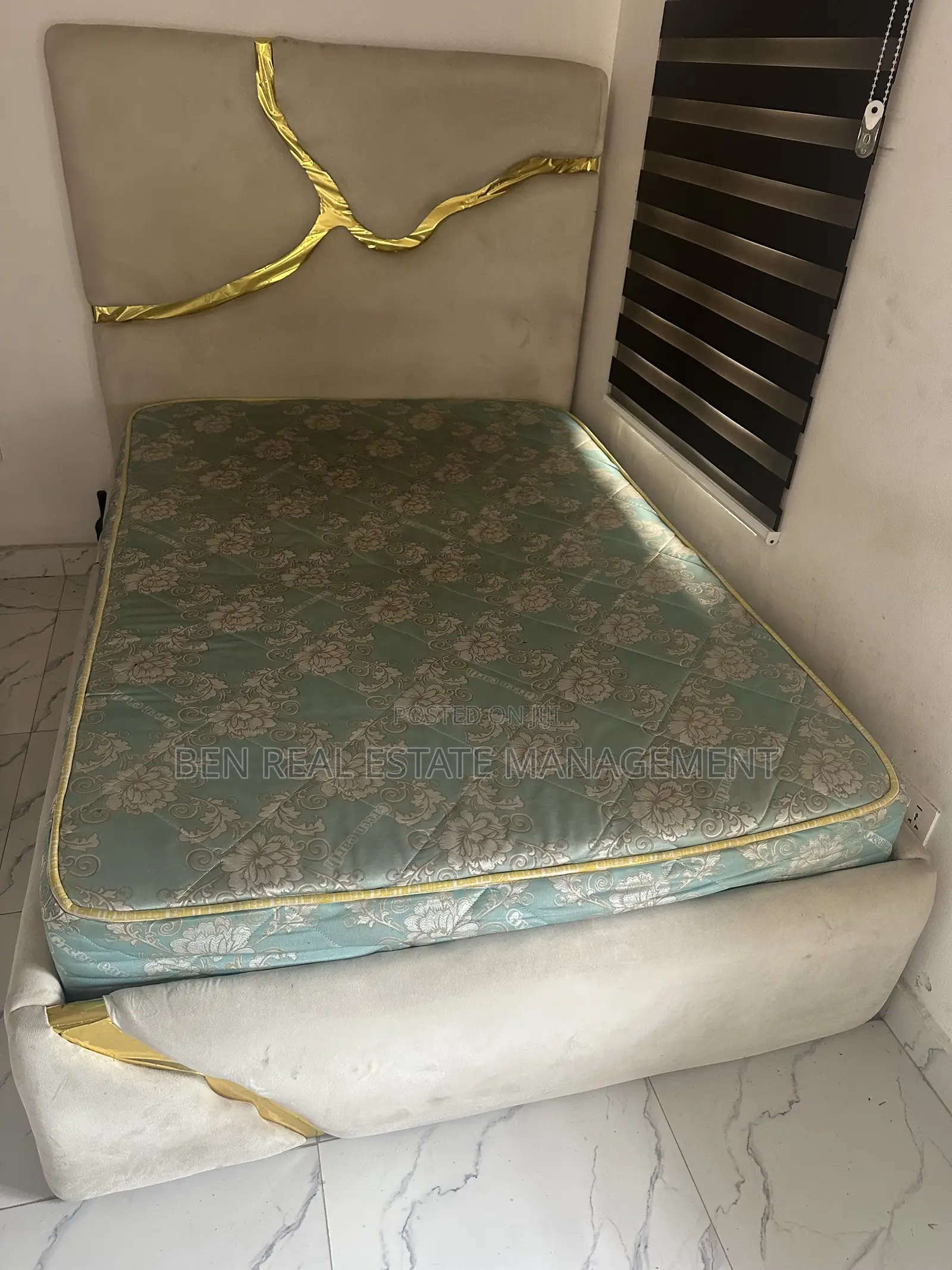 Bedframe With Mattress Few Months Used
