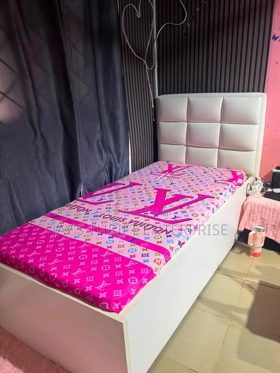 3 by 6 Mattress and Fully Bed-Frame