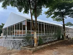 Event Center Tent With Glass Wall for Sale
