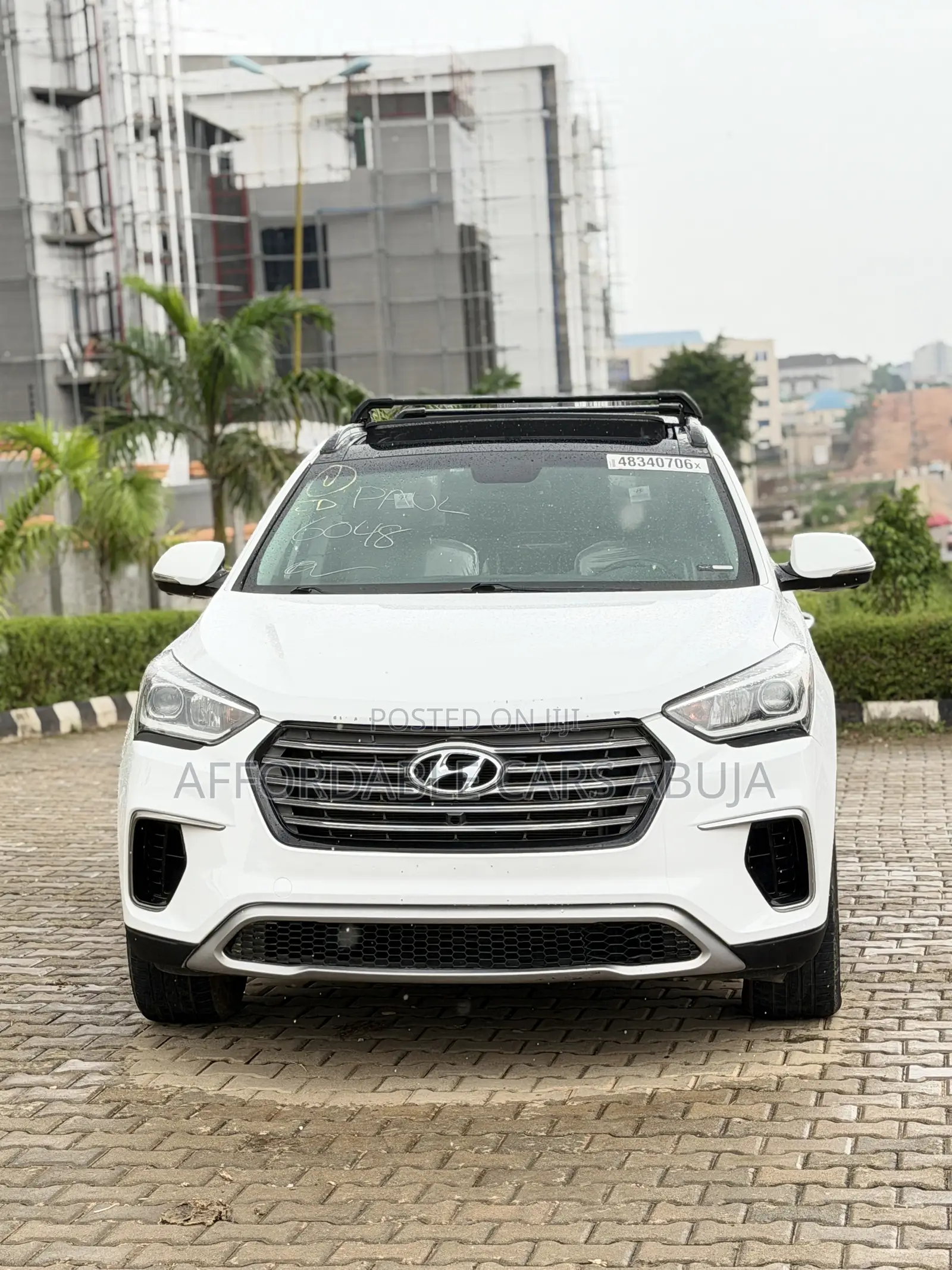 Hyundai Santa Fe 2017 White