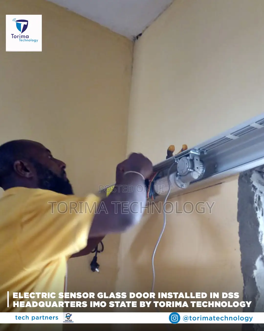 Automatic Sensor Door Installation