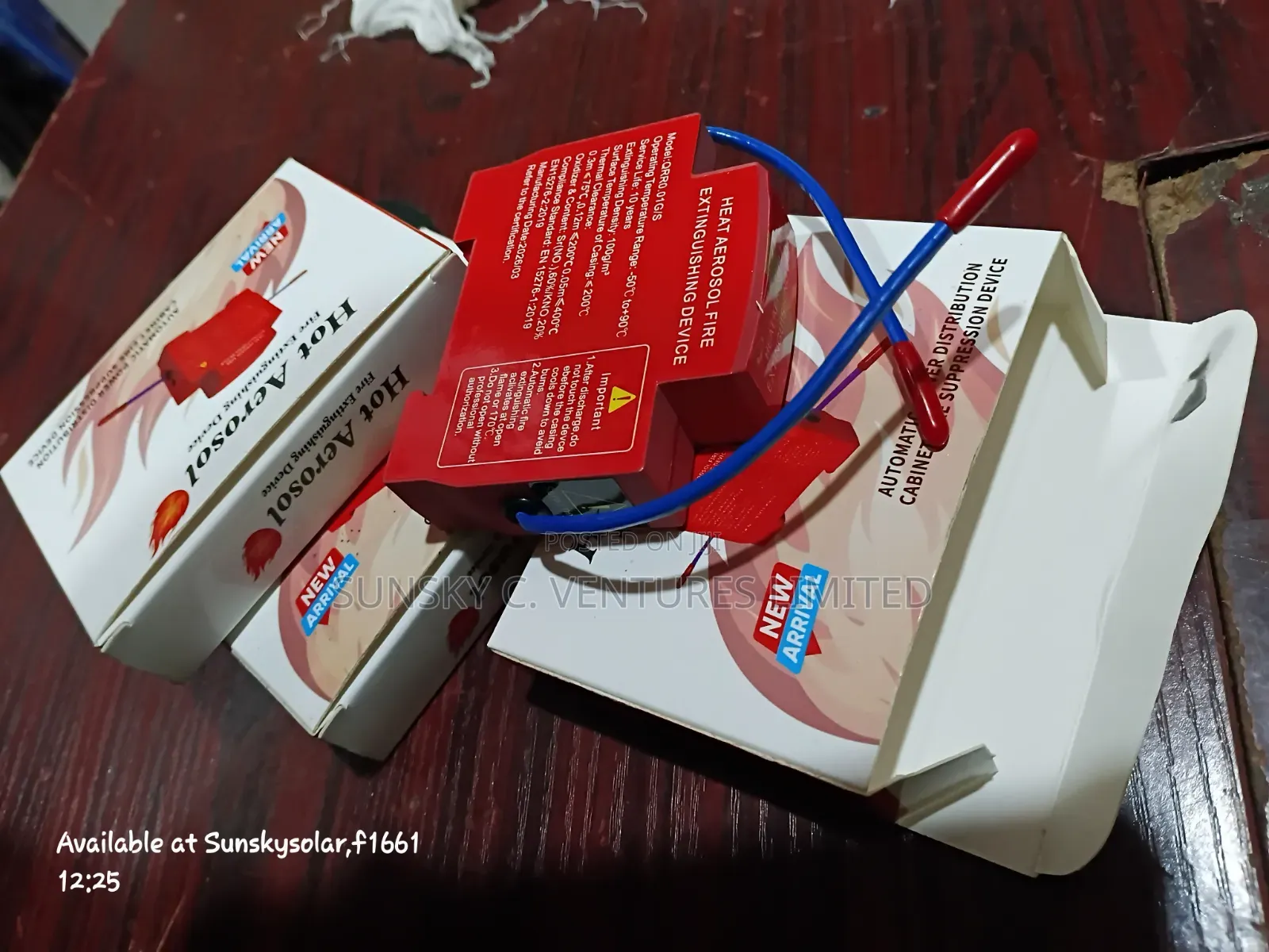 Automatic Heat Aerosol Fire Extinguishing Device