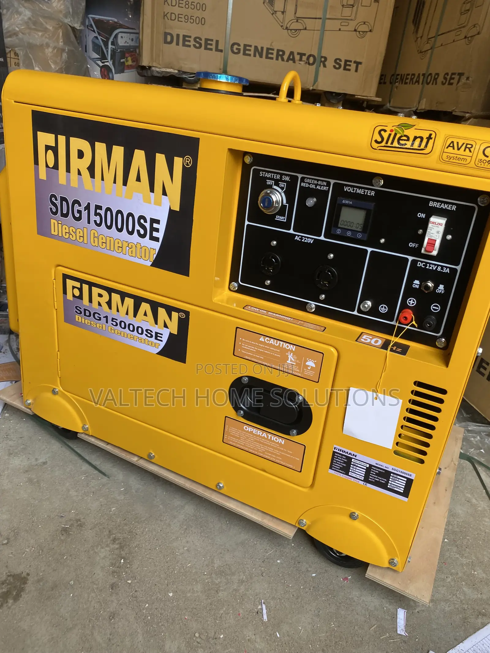 Fireman 12.5KVA Soundproof Generator – Fuel Efficient Durable