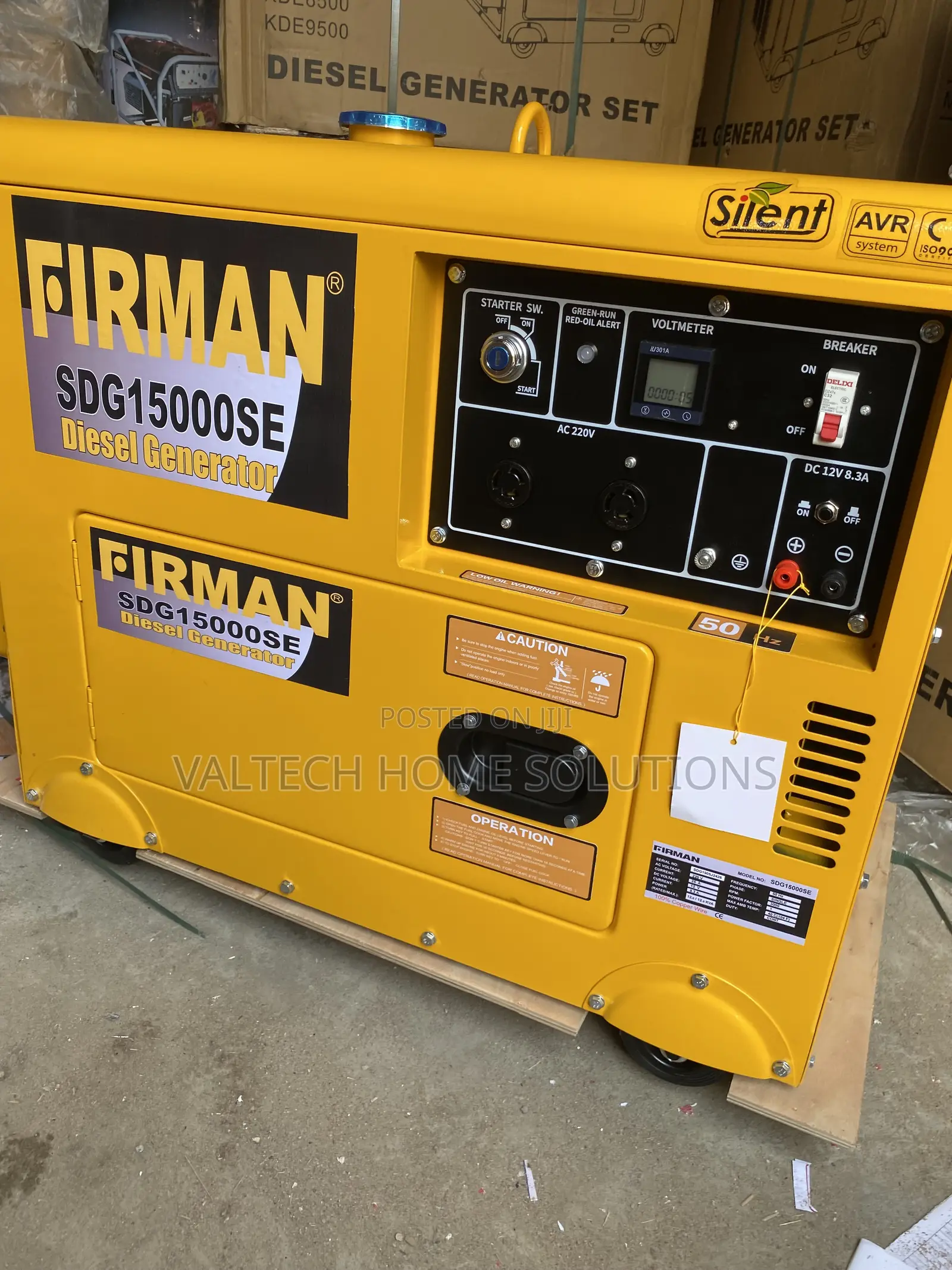 Fireman 12.5KVA Soundproof Generator – Fuel Efficient Durable