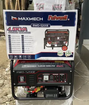 4.5kva Maxmech Standard Generator With 100% Copper Coil