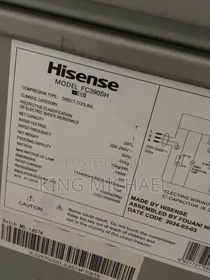 Hisense Freezer