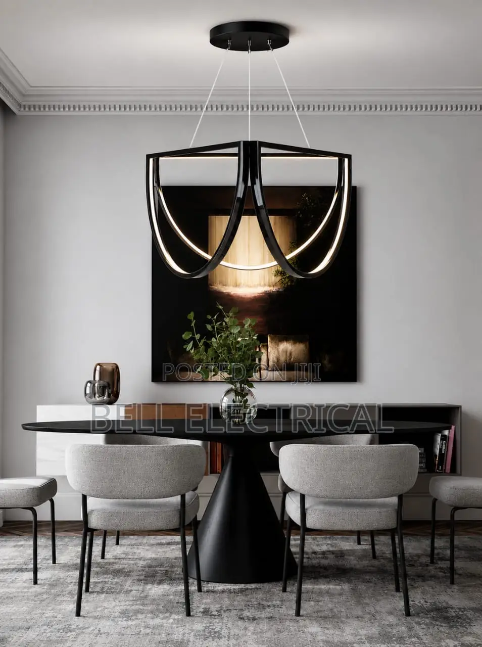 500mm Geometric LED Postmodern