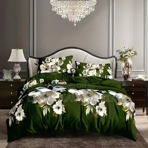 Patterned Bedsheet With Pillowcases