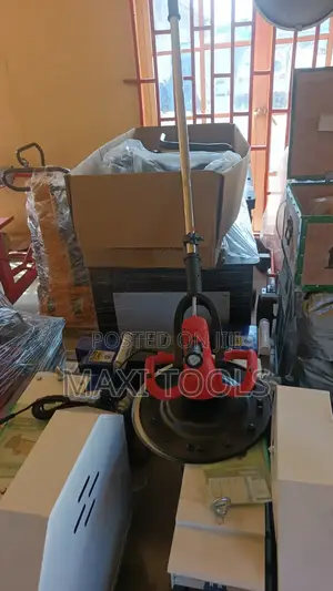 Electric Wall Polisher and Concrete Trowel.