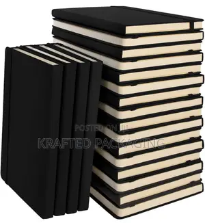 A5 Hardcover Leather Notepad With Elastic Band