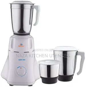BAJAJ EASY 500 Watts Mixer Grinder With 3 Jars