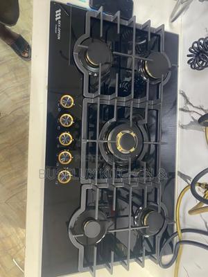 Brand New 5-Burner Built-in Glass Gas Hob With Auto Ignition