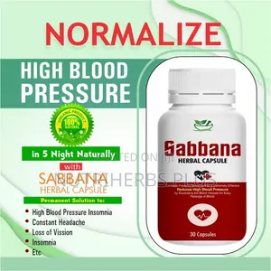 Sabbana Herbal Capsules (For High Blood Pressure & Loss of Vision)