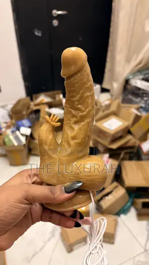 Premium Heating Thrusting Dildo Vibrator With Tongue Stimulator