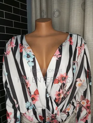 Floral Boohoo Curve Bodysuit