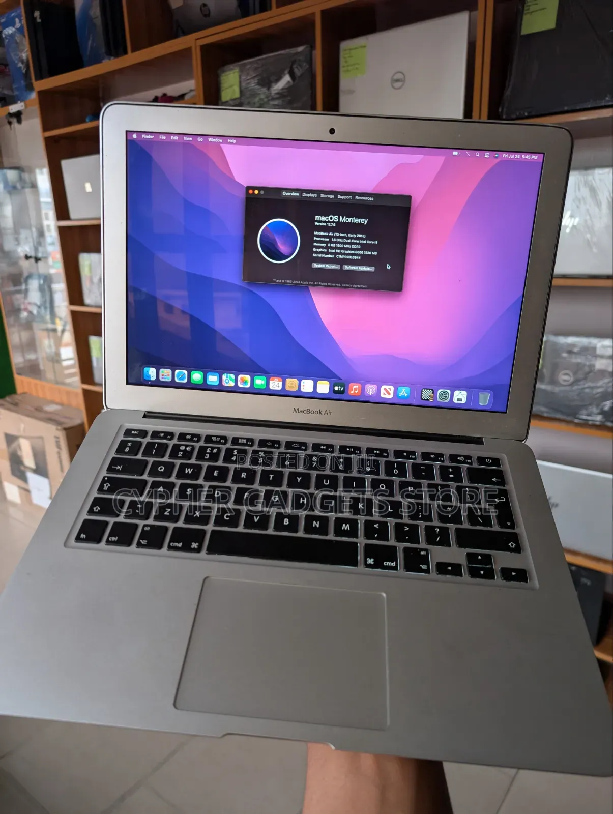 Laptop Apple MacBook Air 2015 8GB Intel Core i5 SSD 256GB
