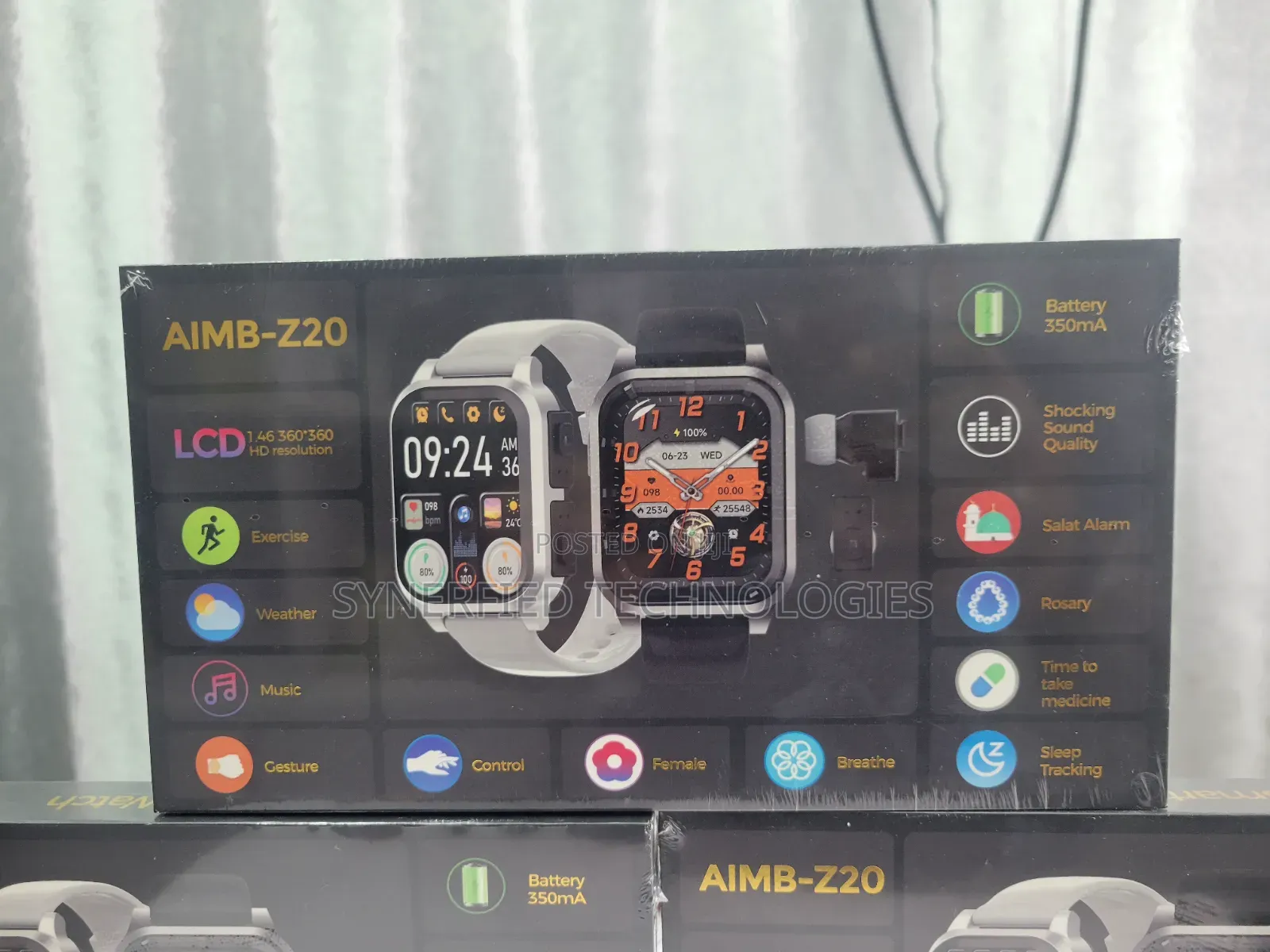 Smart Watch AIMB-Z20 Bluetooth Call, Heart Rate Sleep Tracker
