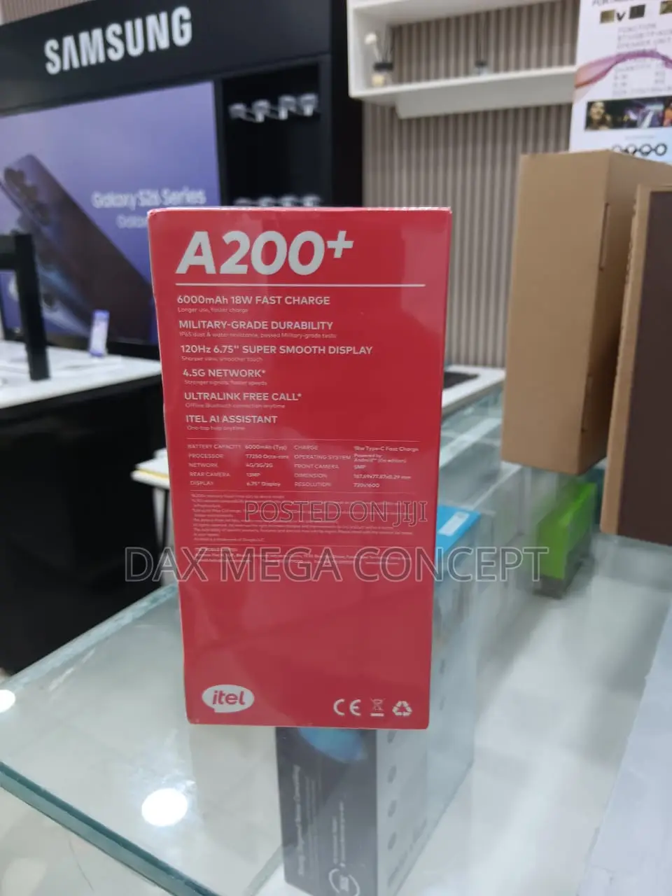 New Itel A200+ 128 GB Orange