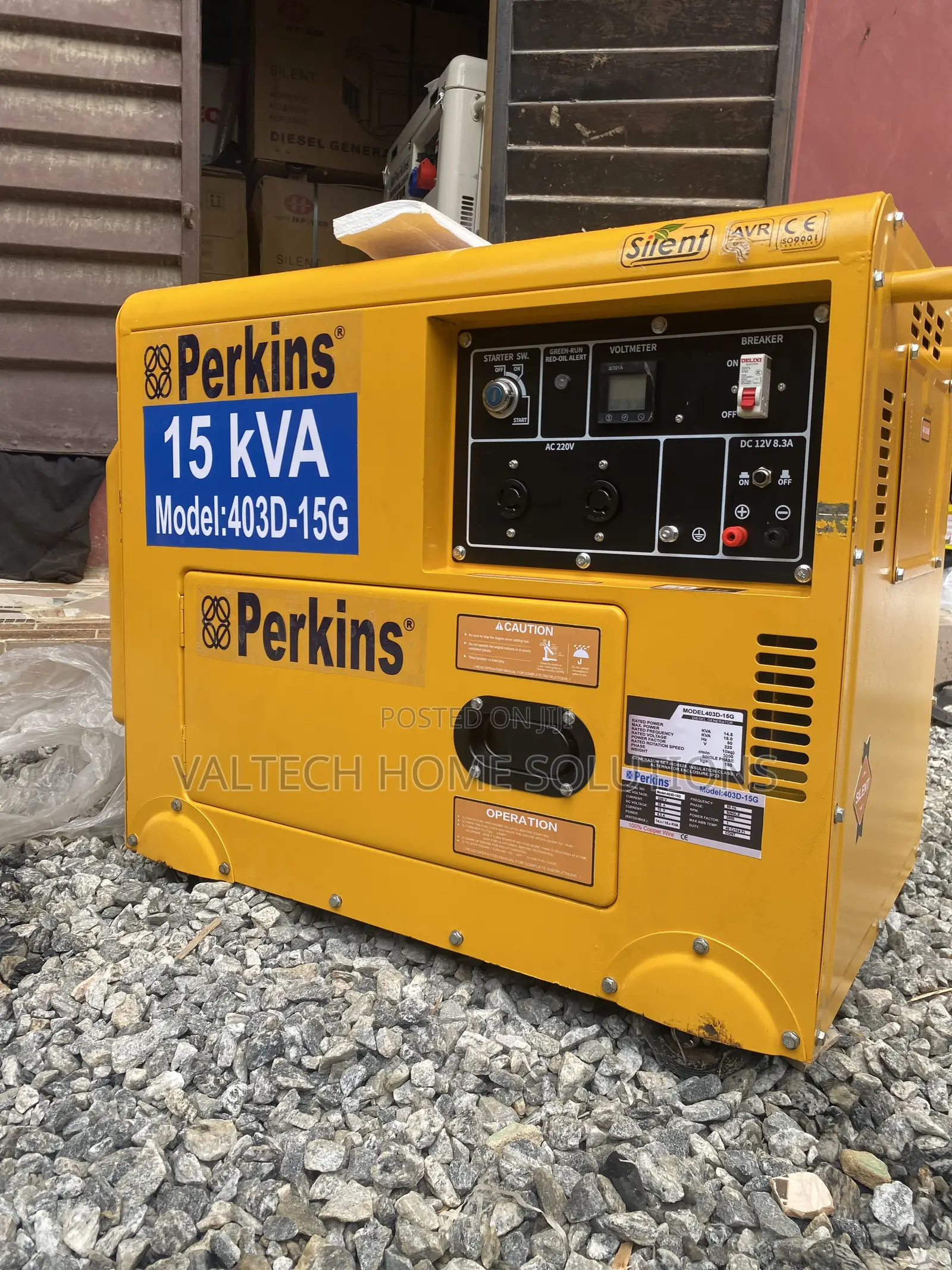 15KVA Perkins Generator – Low Noise, High Performance
