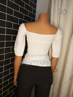 White Off Shoulder Too