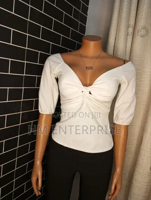 White Off Shoulder Too