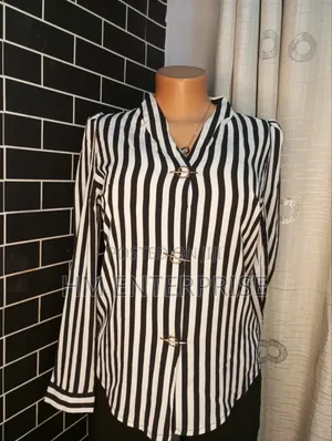 Stripped Button Up Shirt