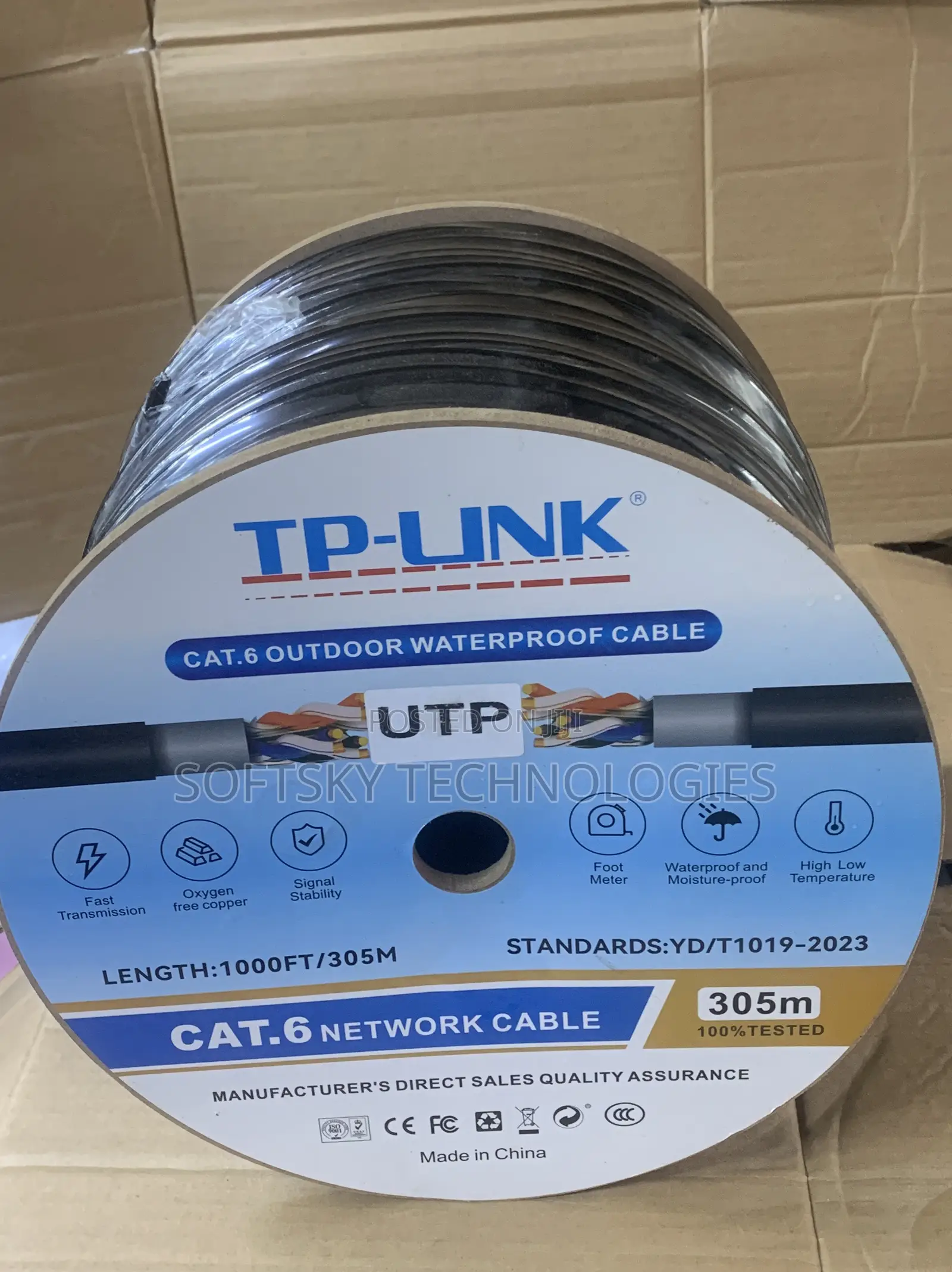 TP-Link Cat6 Outdoor Waterproof Cable