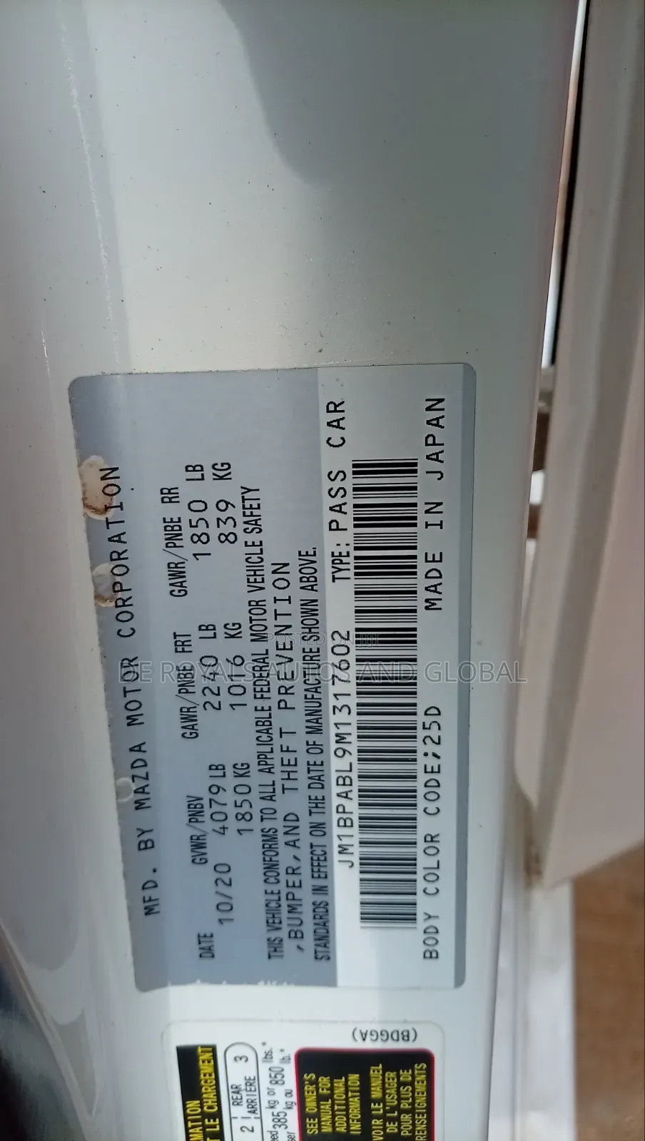 Mazda 3 2022 White