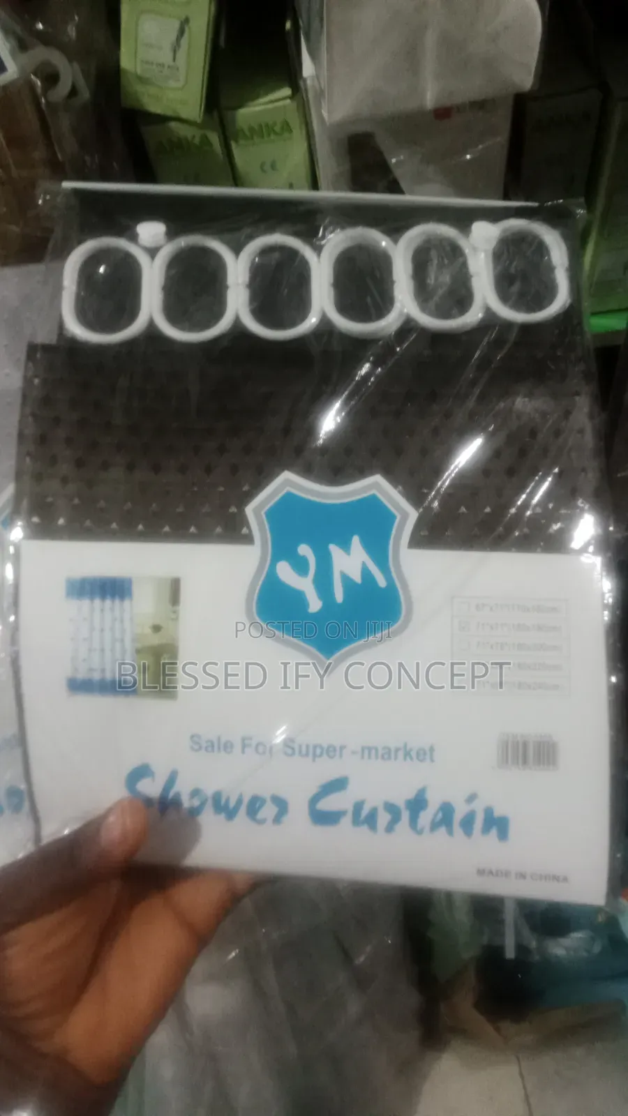Shower Curtains, Available in Different Colors