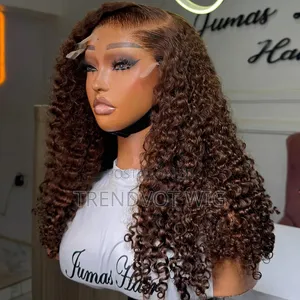 250g Pixie Curly Brown Color 100%human Hair