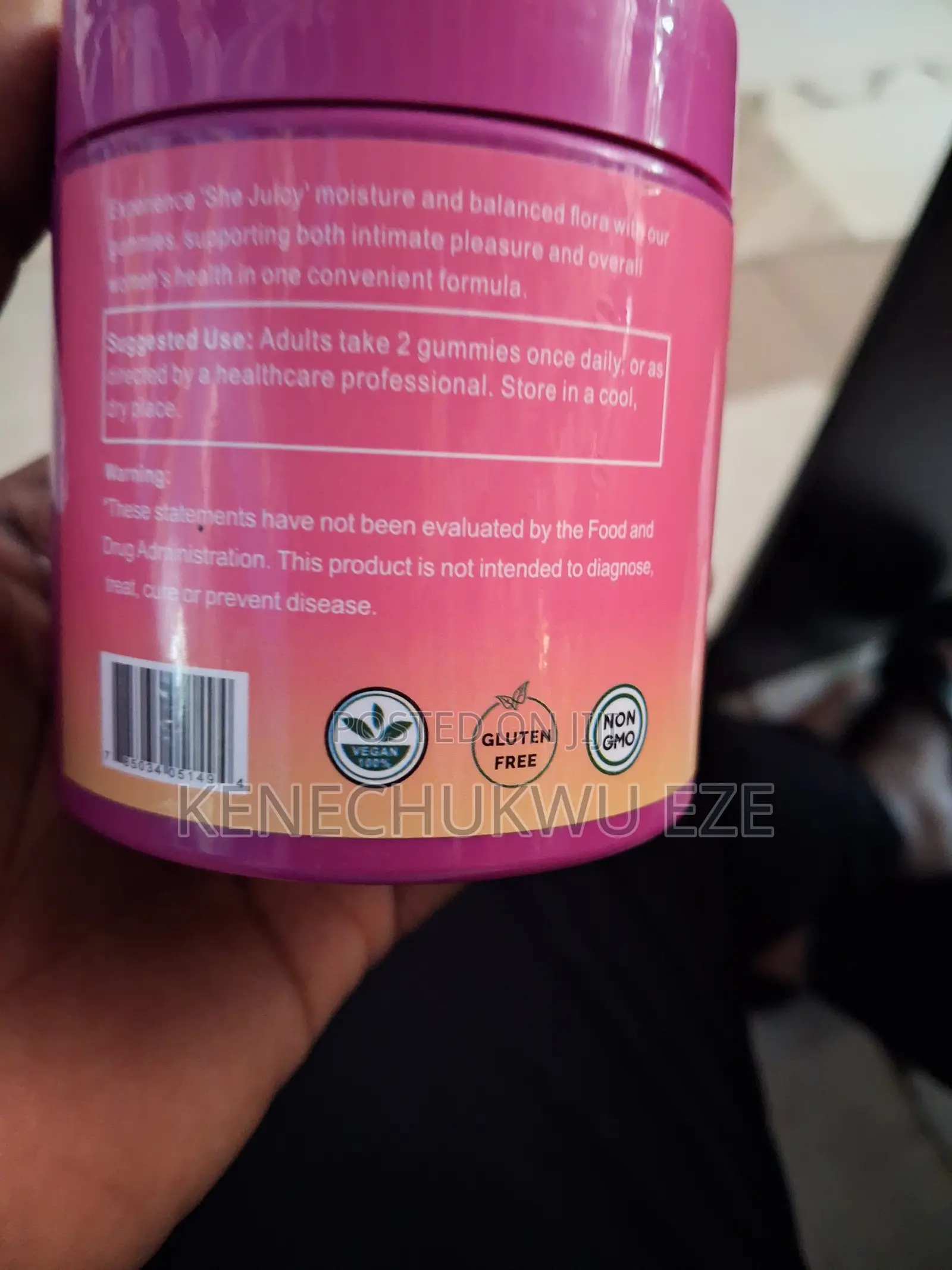 Leefar Women's Probiotic Gummies + Slippery Elm – 60 Gummies