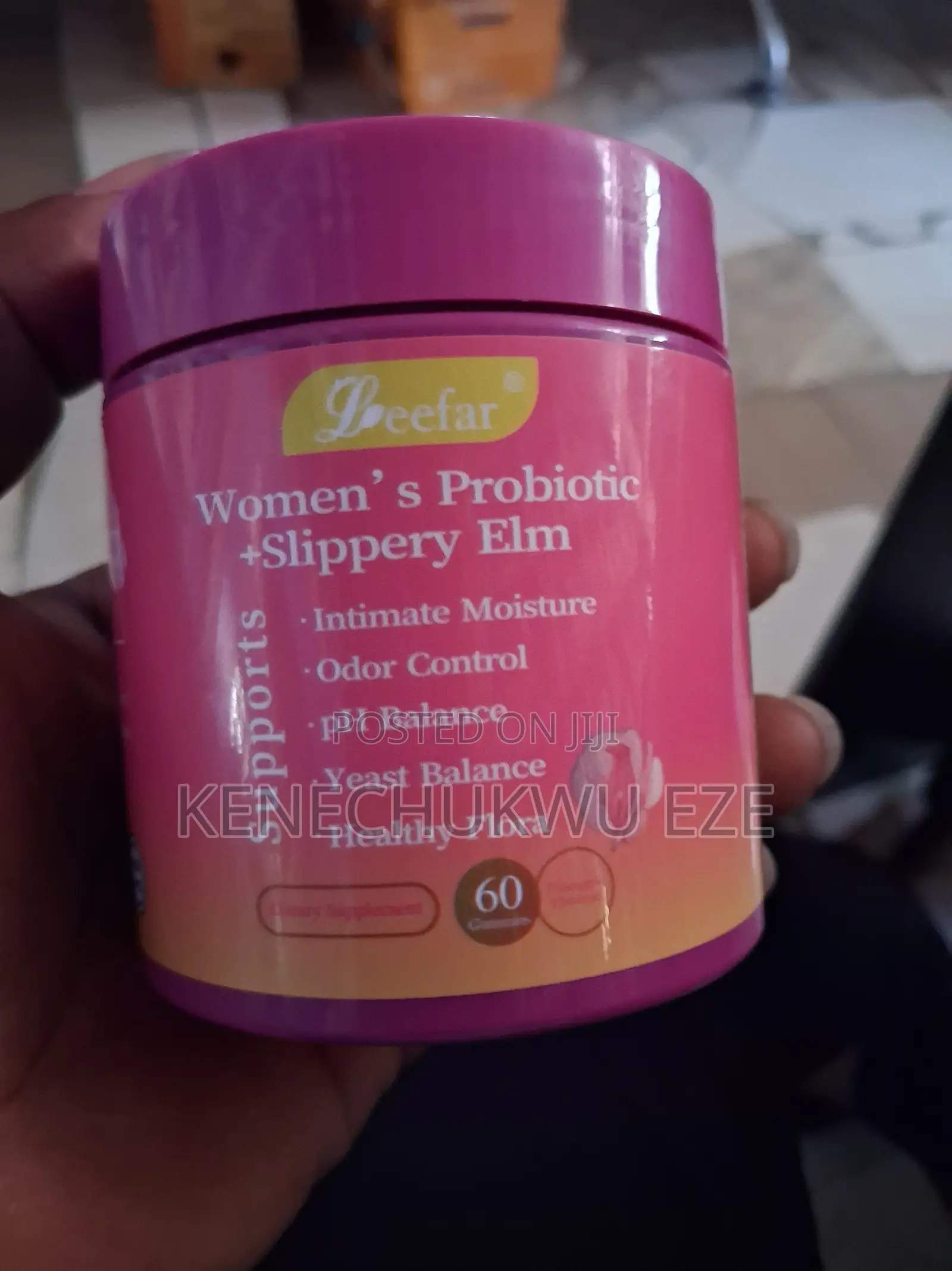 Leefar Women's Probiotic Gummies + Slippery Elm – 60 Gummies