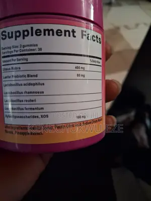Leefar Women's Probiotic Gummies + Slippery Elm – 60 Gummies