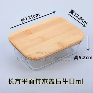 4pcs Glass Storage Container