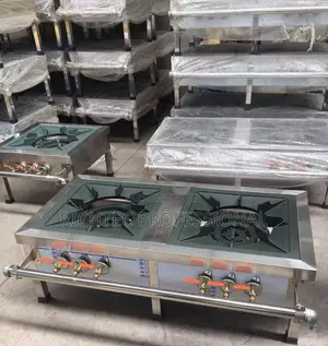 Double Burner Gas Stock Pot Cooker