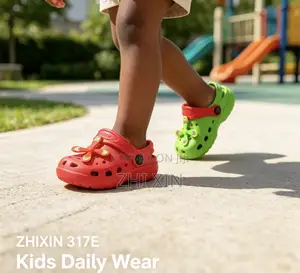 ZHIXIN 317E Kids Cartoon Windmill EVA Clogs 19-24