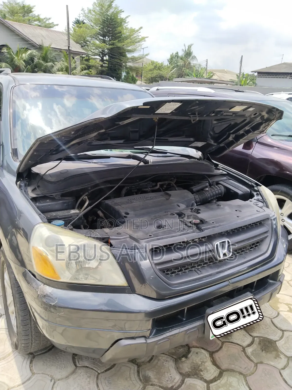 Honda Pilot 2004 Gray