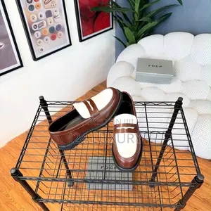 Two Tone Leather Loafers Two Colors