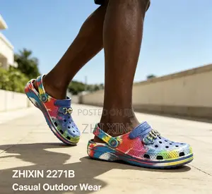 ZHIXIN 2271B Multicolor EVA Clogs Sizes 36-41