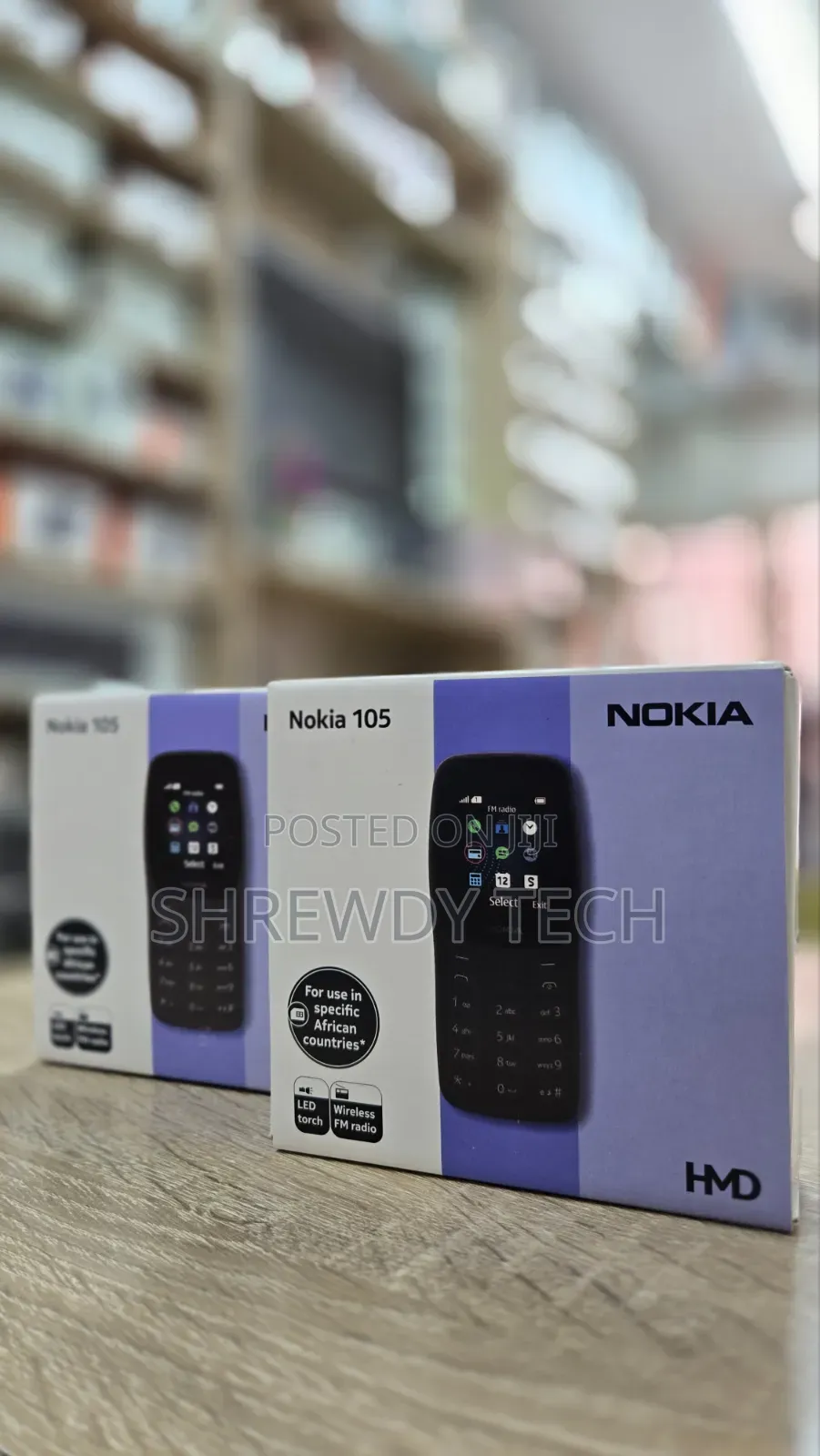 New Nokia 105 Black