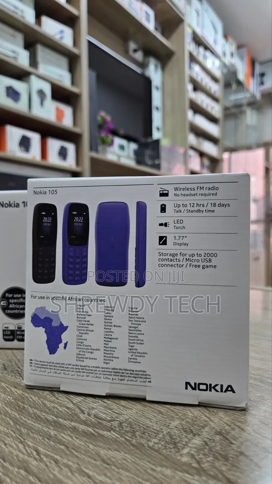 New Nokia 105 Black