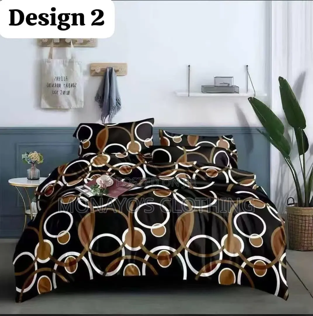 6*6 Bed Sheets and Pillowcase Imported