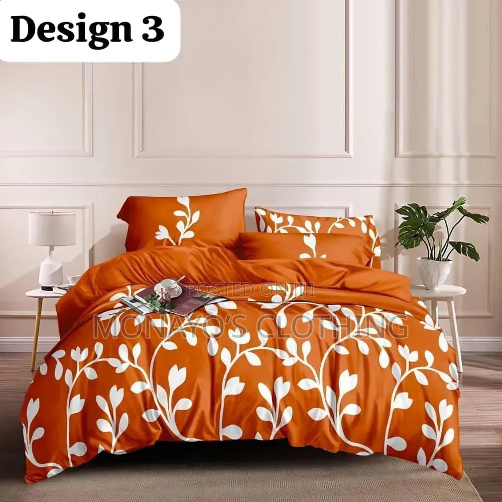 6*6 Bed Sheets and Pillowcase Imported