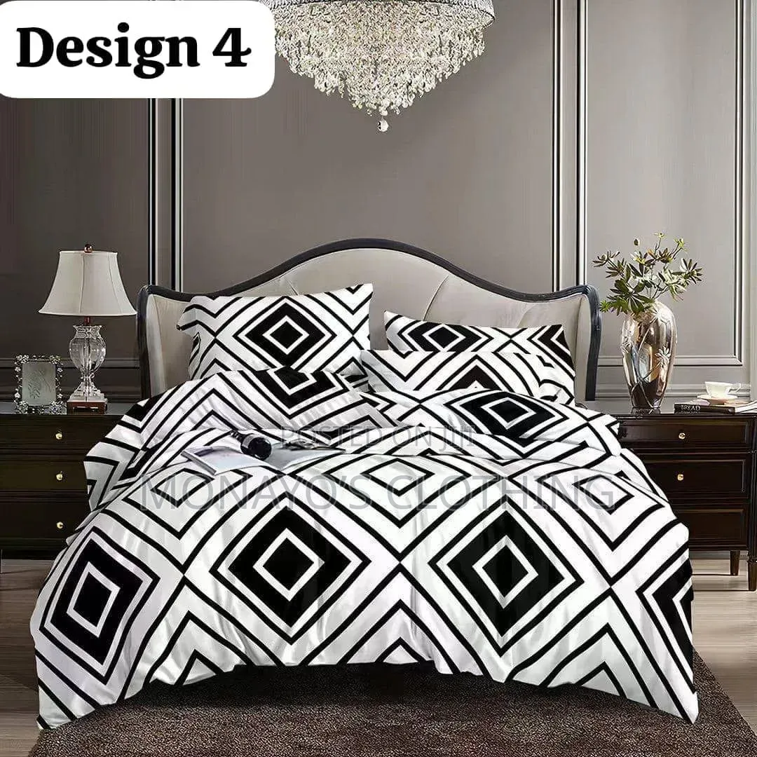 6*6 Bed Sheets and Pillowcase Imported