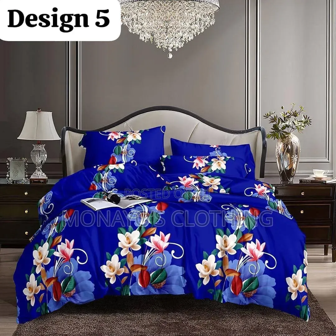6*6 Bed Sheets and Pillowcase Imported